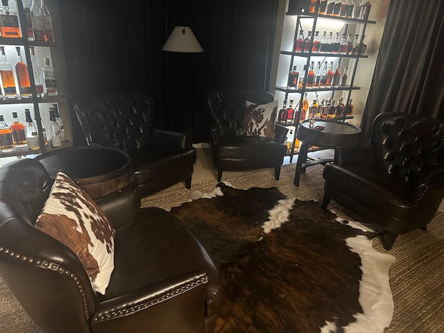 Cowhide Rug Tricolor Brindle Mix - Customer Photo From Kathy Toal-Philipsen