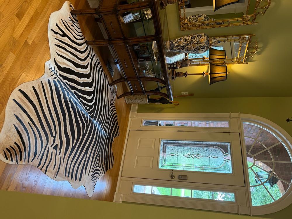 Brindle Cowhide Pillow - Customer Photo From Lisa McClellan