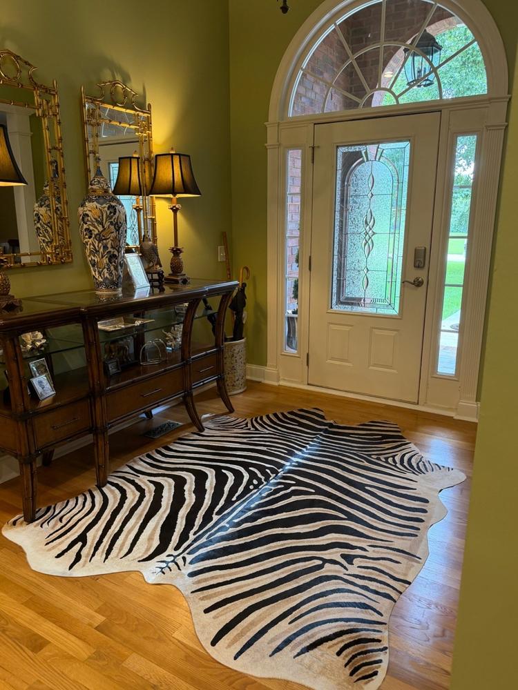 Brindle Cowhide Pillow - Customer Photo From Lisa McClellan