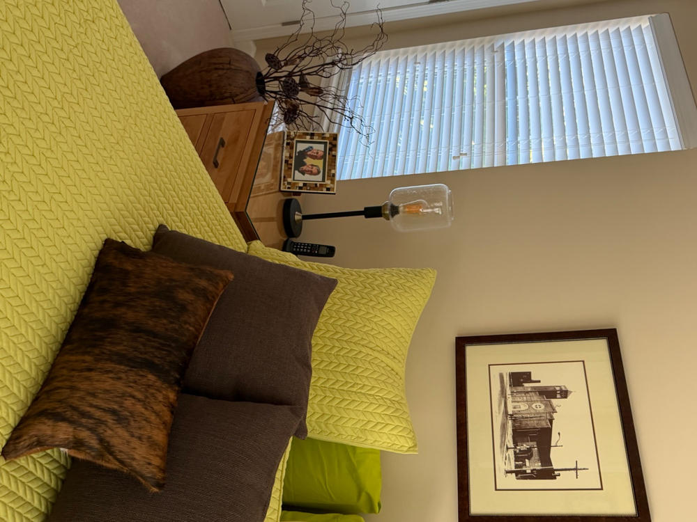 Brindle Cowhide Pillow - Customer Photo From Glenn Kacic