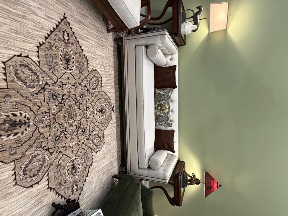 Brindle Cowhide Pillow - Customer Photo From Lisa McClellan