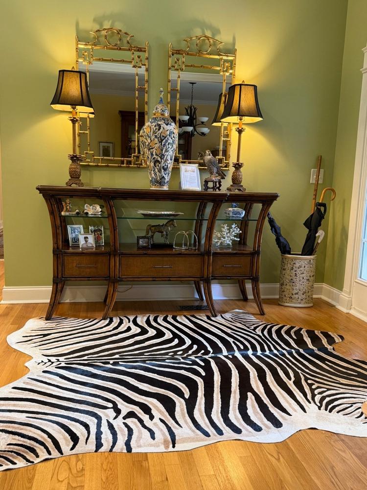 Brindle Cowhide Pillow - Customer Photo From Lisa McClellan