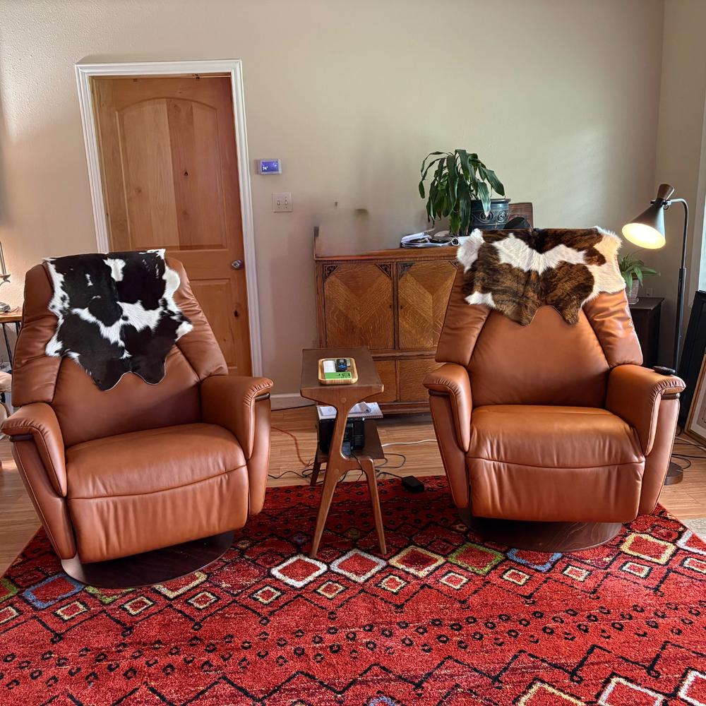 Tricolor Calf Hides - Customer Photo From Cynthia Van Riper
