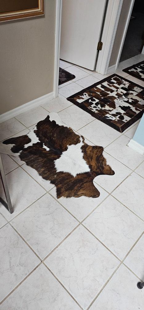 Tricolor Calf Hides - Customer Photo From Frederick Scott