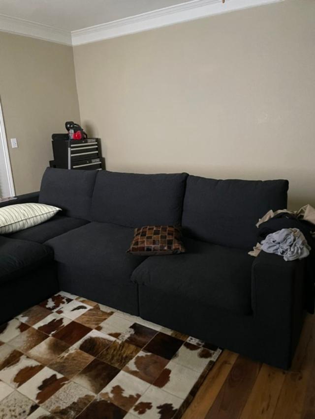 Brindle Cowhide Patchwork Pillow - Customer Photo From Michael Davis