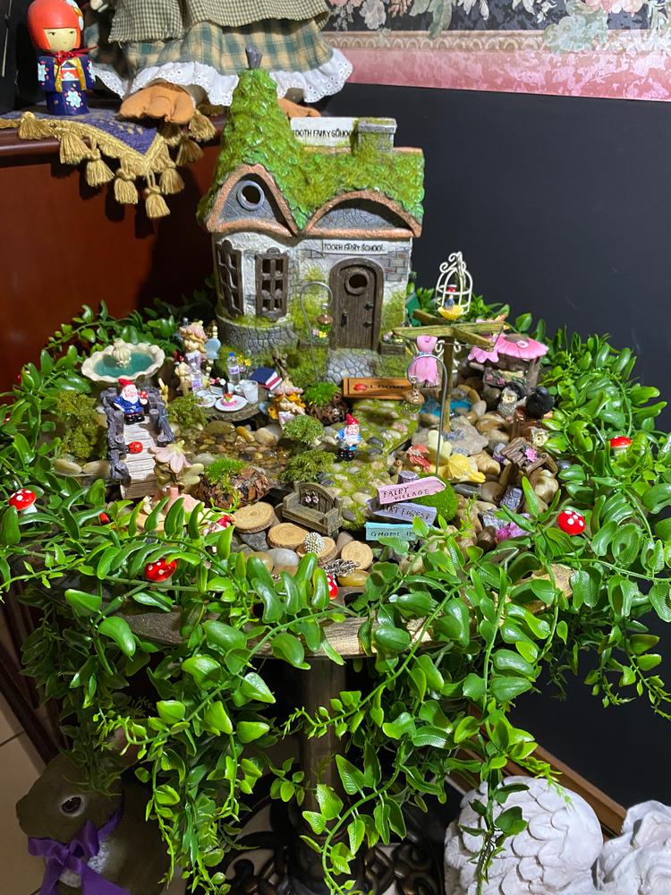 Enchanted Garden Bench - Mini - Customer Photo From Carla B.
