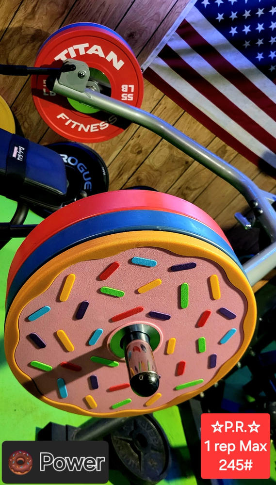 Chocolate & Vanilla 10lb Donut Plates - Customer Photo From Jeff Chupp
