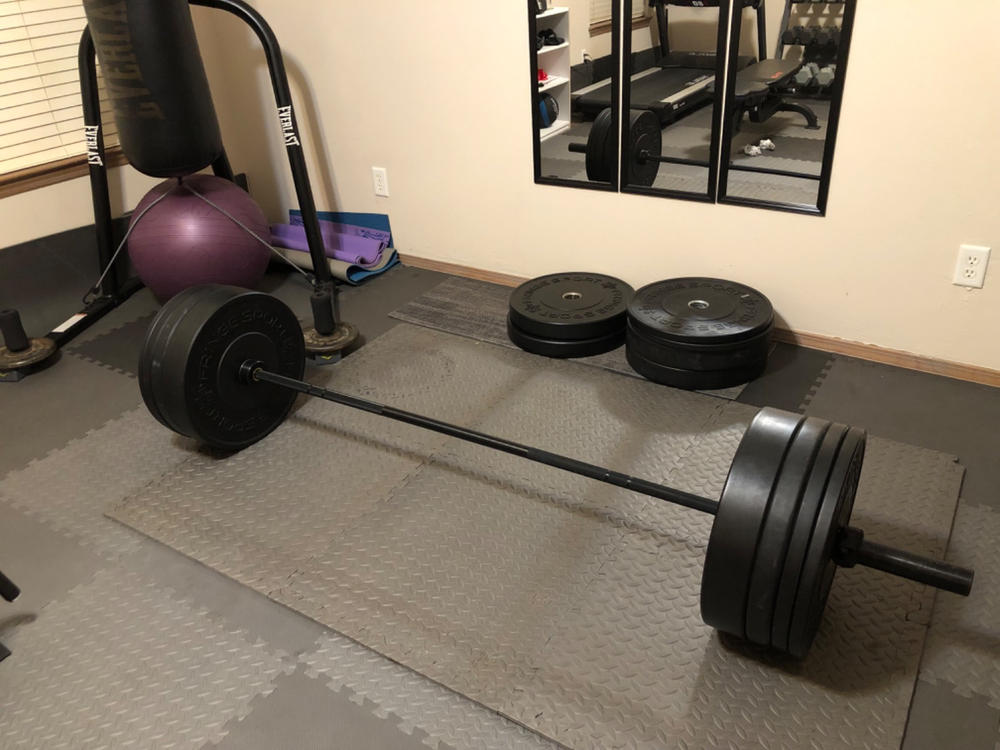 Black Bumper Plate Sets - Customer Photo From Thomas Crawford