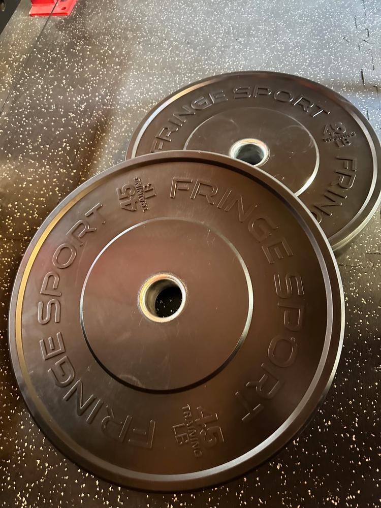 Black Bumper Plate Sets - Customer Photo From Jay Dao