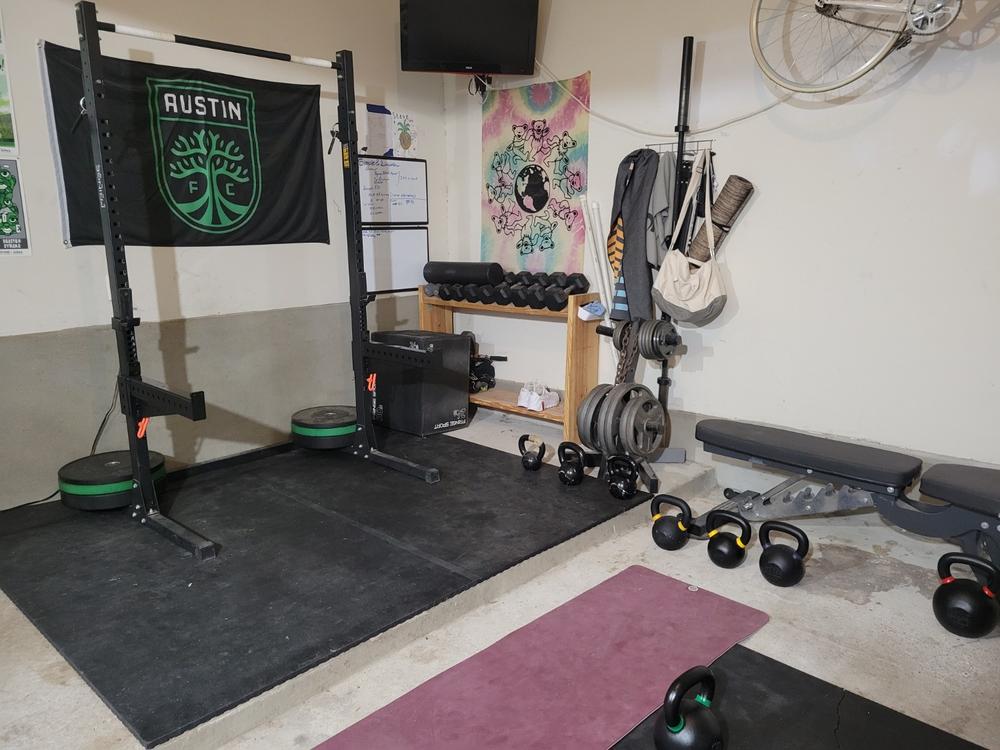 2x3 Safety Spotter Arms - Customer Photo From Stephen Beauchemin