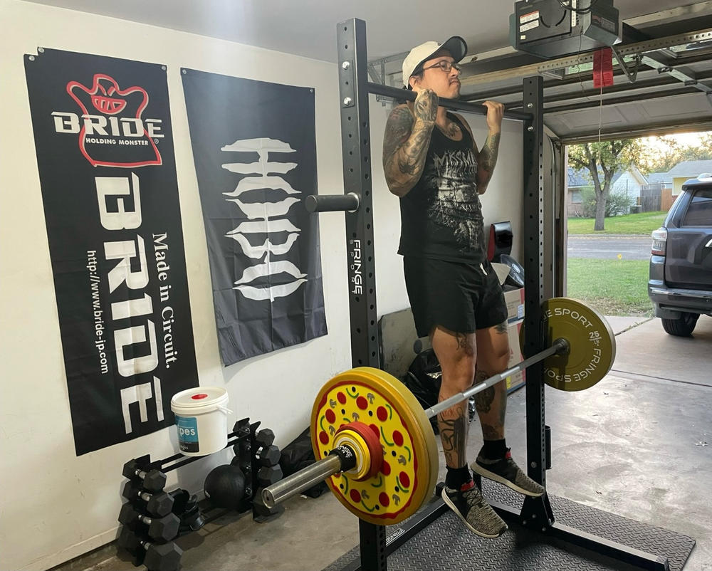 Pizza Bumper Plates (10lb Pair) - Customer Photo From Ivan Breedlove