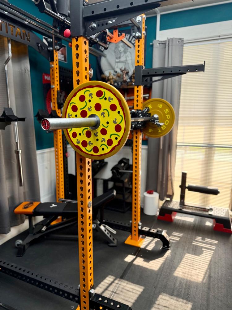 Pizza Bumper Plates (10lb Pair) - Customer Photo From Jeff Riendeau