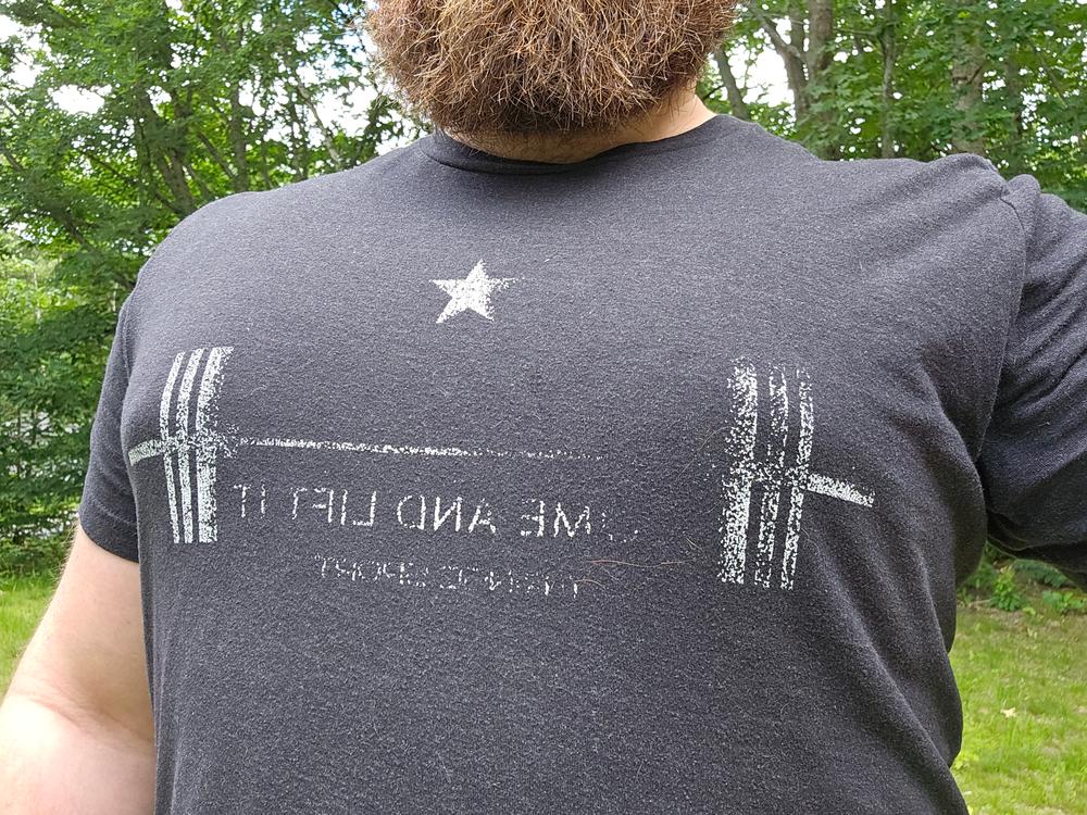 Come and lift it T-shirt - Customer Photo From Dustin Allen