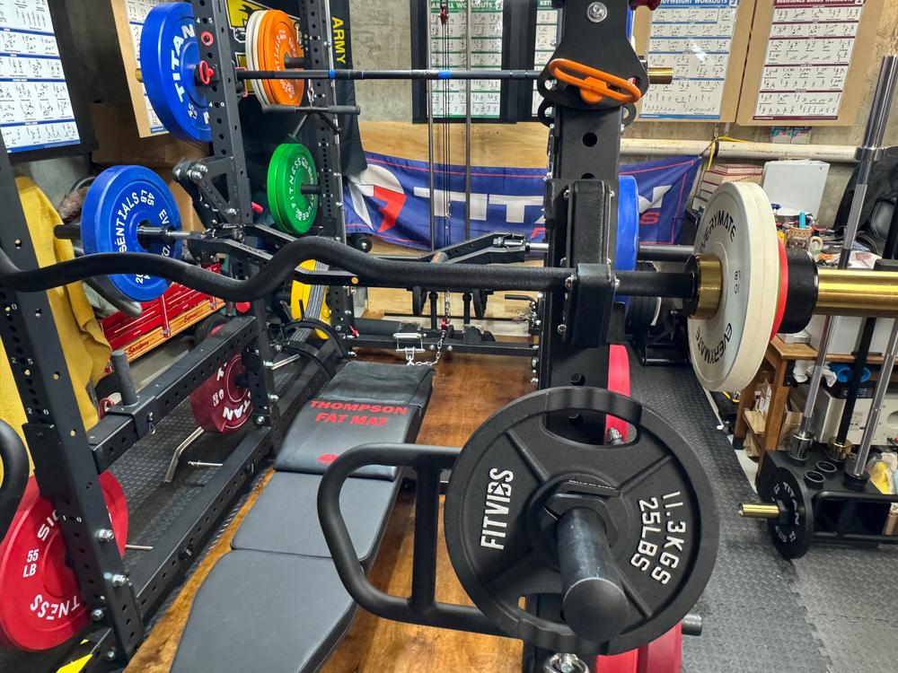 EZ Curl Bar Midas - Customer Photo From David B