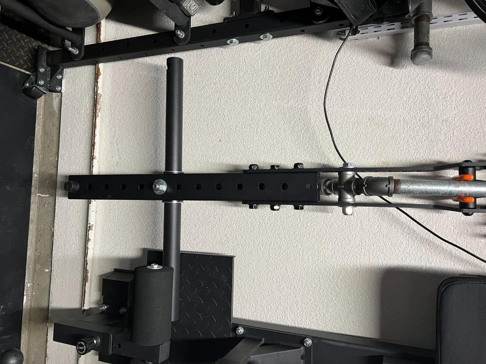 2X3 Bumper Plate Storage Pin - Customer Photo From Nathan Tucker
