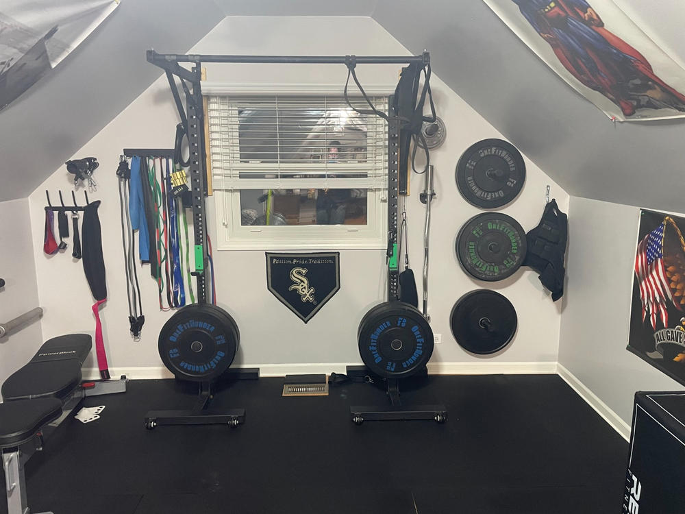 2X3 Bumper Plate Storage Pin - Customer Photo From Philip Tantillo