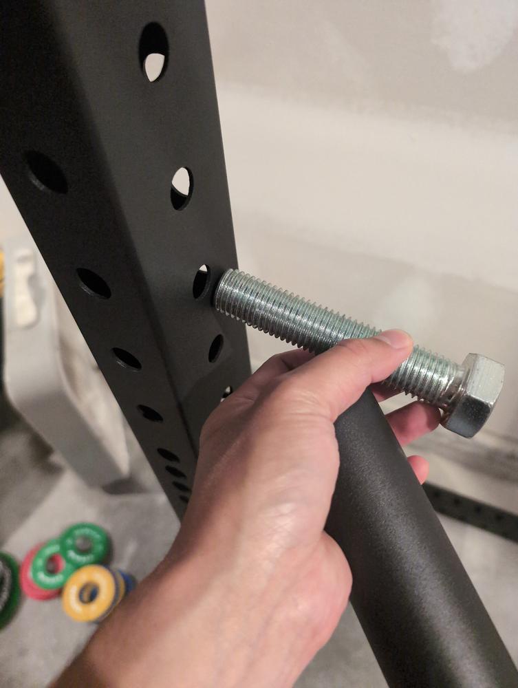 2X3 Bumper Plate Storage Pin - Customer Photo From V