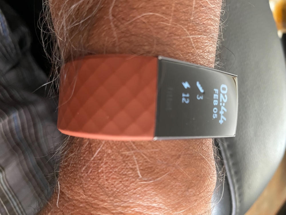 Bracelet silicone Fitbit Charge 3 (violet