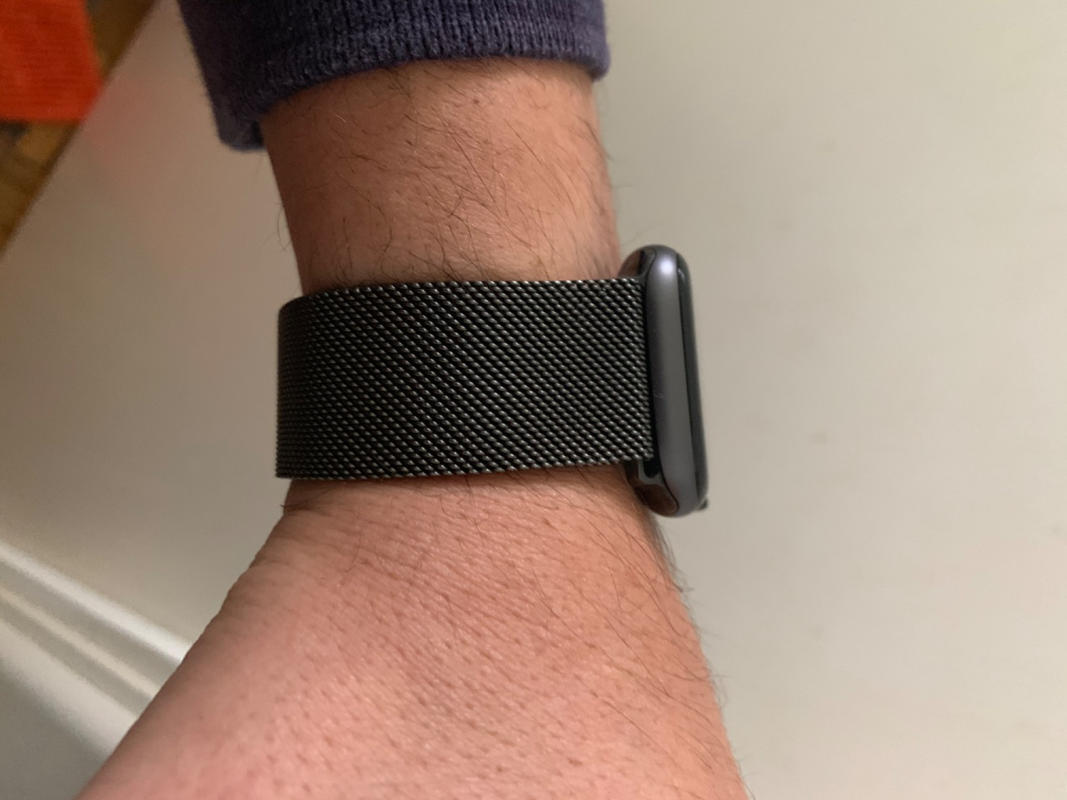 Space Grey Milanese Loop Apple Watch Bands Australia | OzStraps