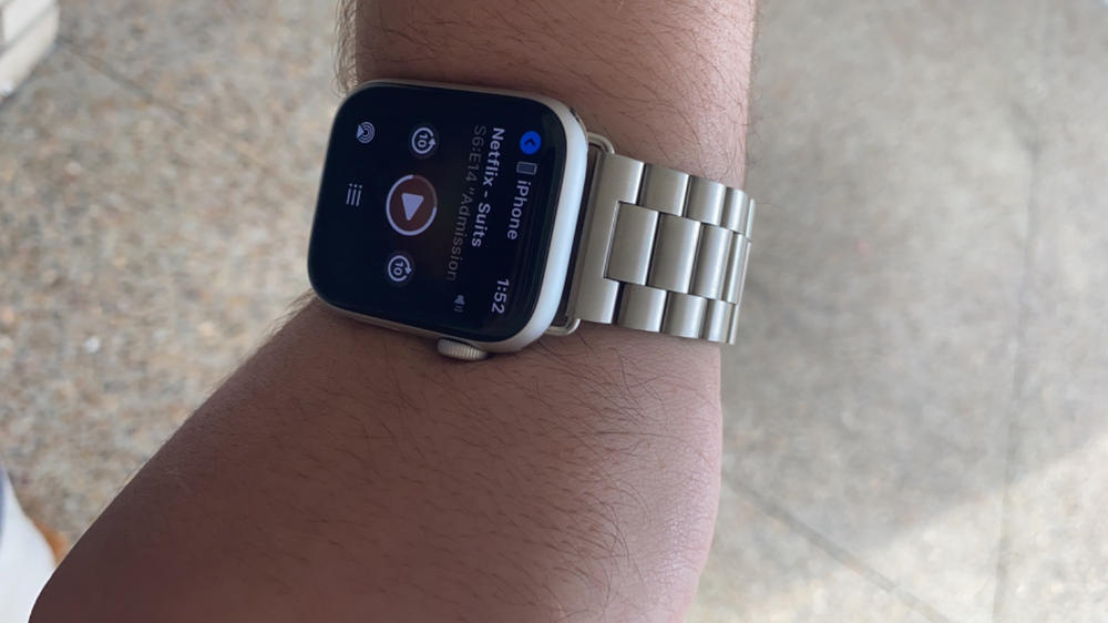 Silver Classic Stainless Steel Loop Apple Watch Bands Australia OzStraps