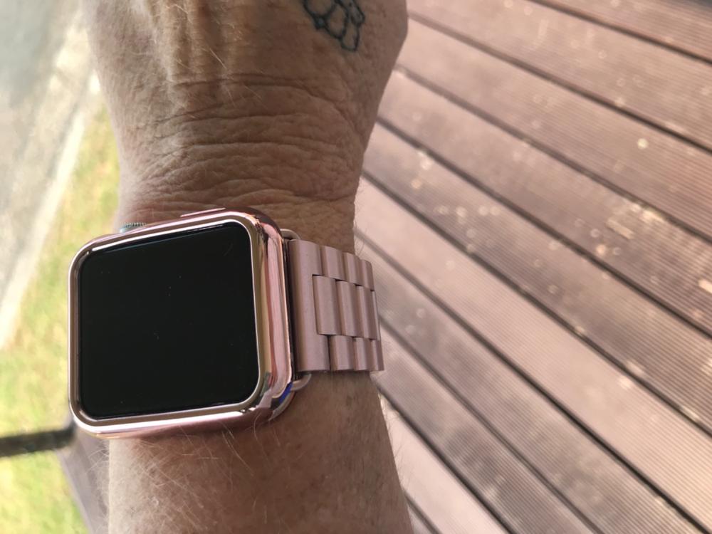 Rose Gold Classic Stainless Steel Loop Apple Watch Bands Australia