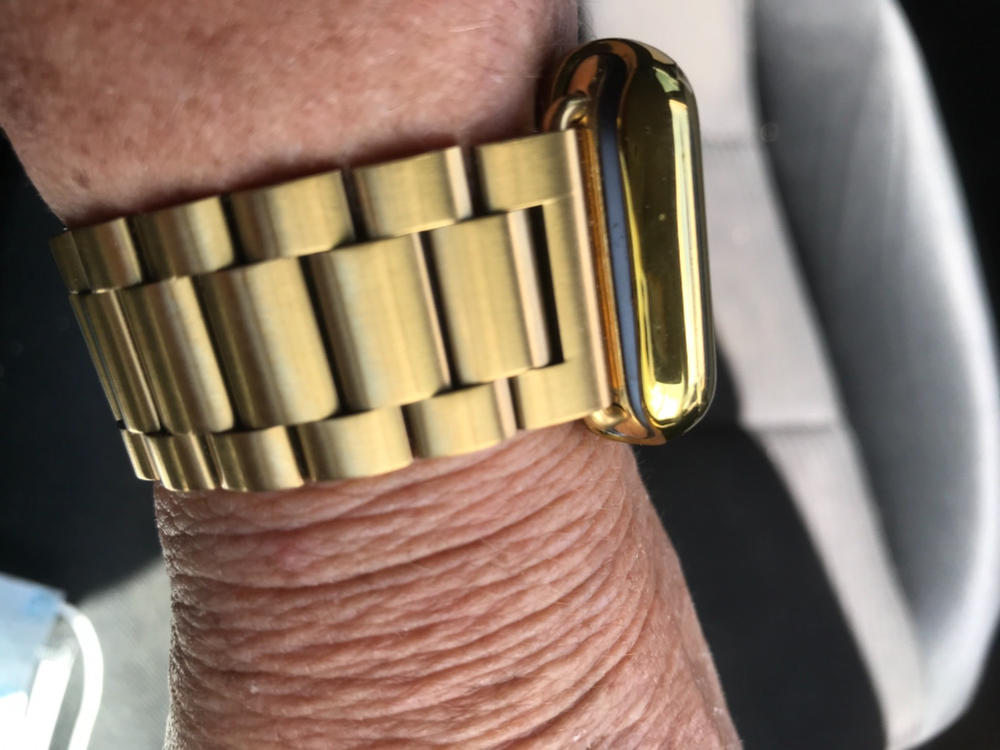 Gold Classic Stainless Steel Loop Apple Watch Bands Australia OzStraps