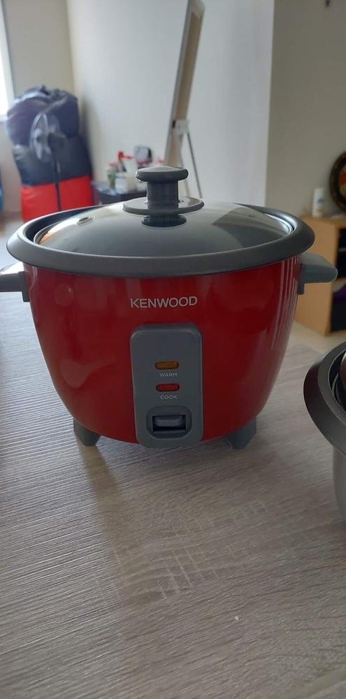 Kenwood 2 in 1 Rice Cooker with Steamer RCM30.000RD, 0.60 LTR