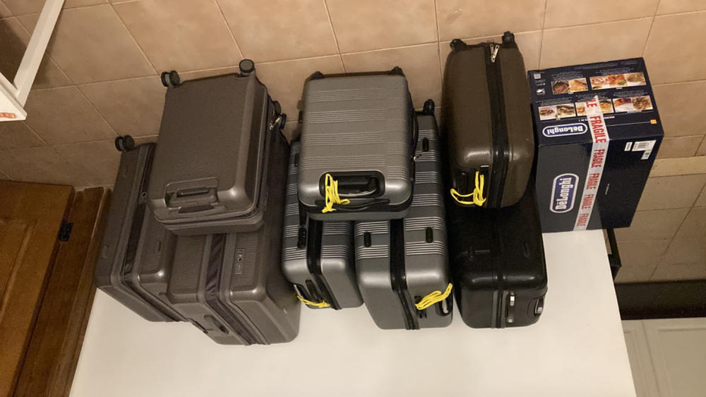 Echolac Sense 56+67+78cm Hardcase Expandable 4 Double Wheel 3 Piece Luggage Trolley Set Brown - CTH0023S -3PC SET BROWN - Customer Photo From Ahmed Kafafy