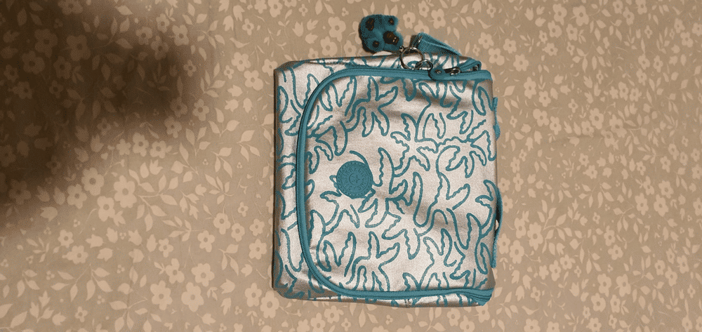 Kipling-New Kichirou-Large Lunchbox With Trolley Sleeve-Metallic Palm-I5412-1Pm - Customer Photo From Mahesh Viswanathan