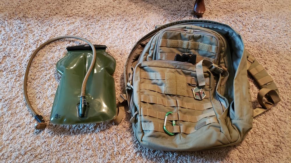 WLPS | Low Profile Hydration Bladder | 3L (100 oz.) - Coyote - Customer Photo From Lucas Murphy