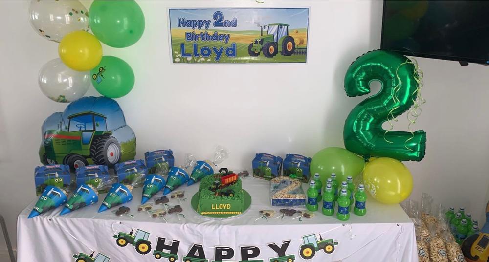 Tractor Ted Unfilled Party Box - Customer Photo From Sam Bell