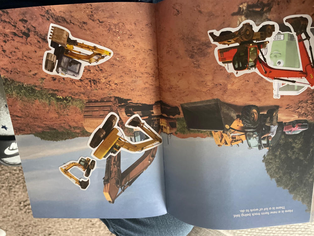 Diggers Sticker Book - Customer Photo From Louise Turner
