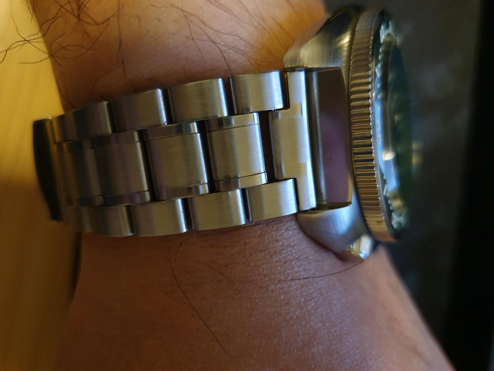 SILVER SOLID STEEL BRACELET - Customer Photo From Anonymous