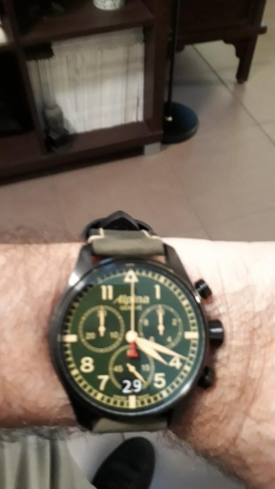 ITALIAN GREEN LEATHER - Customer Photo From Jeff Crowe