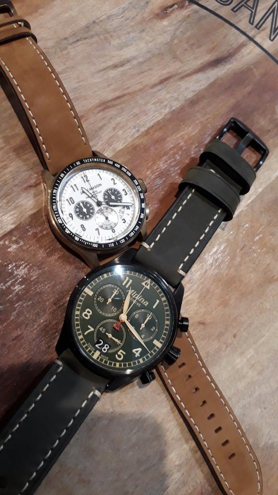 ITALIAN GREEN LEATHER - Customer Photo From Jeff Crowe