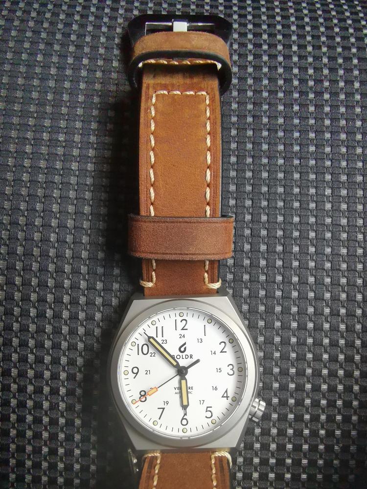 Genuine Italian Cow Leather Vintage Brown Watch Strap – The Sydney ...