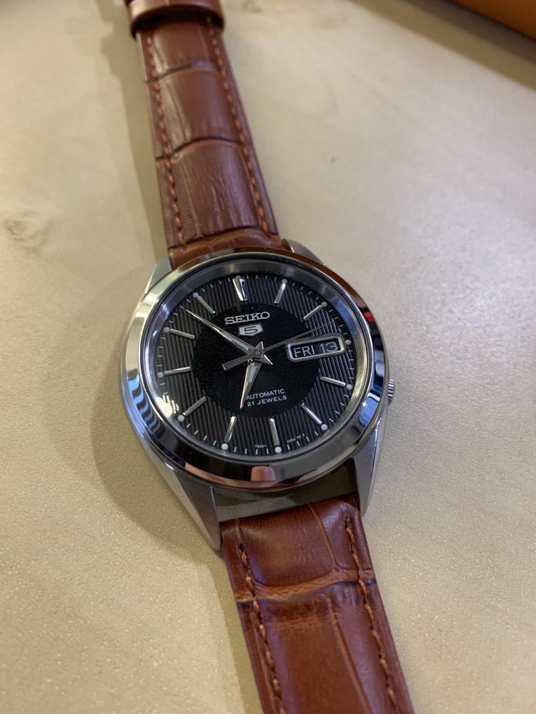 CALF CROCO LIGHT BROWN - Customer Photo From Daniel