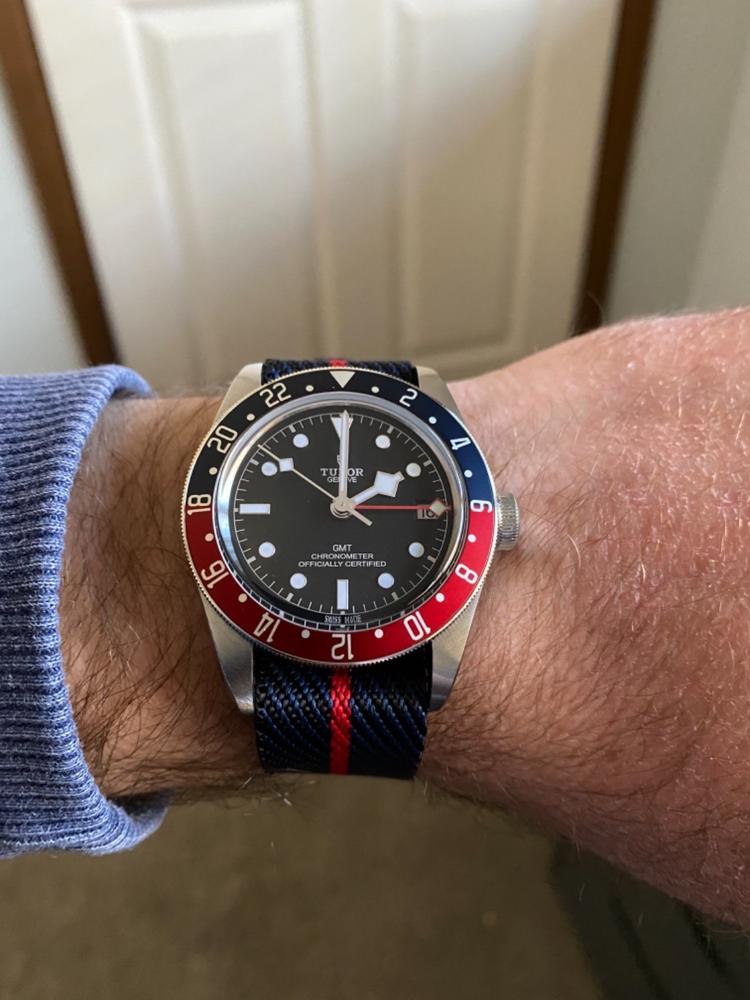 SINGLE PASS-NAVY & RED - Customer Photo From David B.