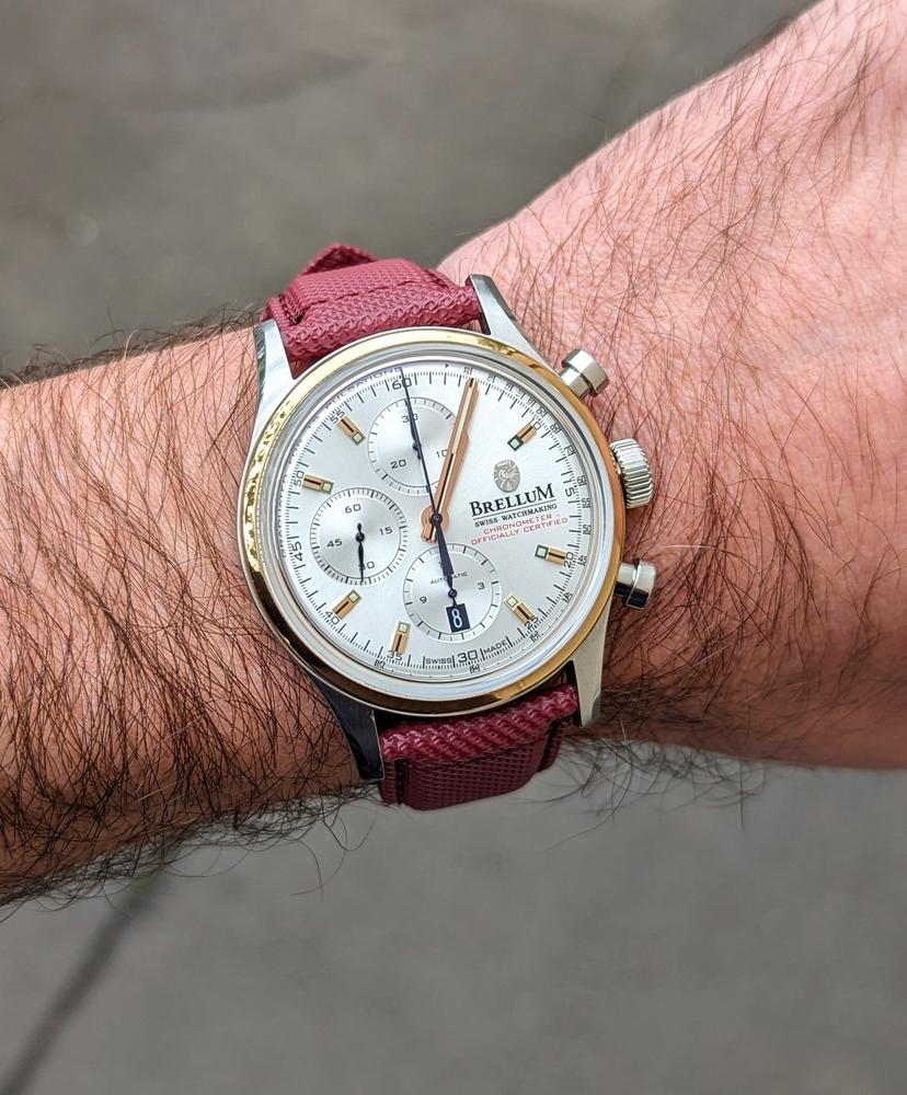 SAILCLOTH QUICK RELEASE - BURGUNDY - Customer Photo From Chris