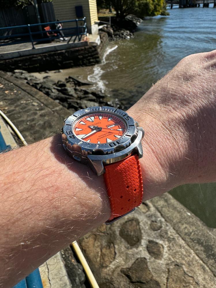 TROPIC RUBBER - ORANGE - Customer Photo From James