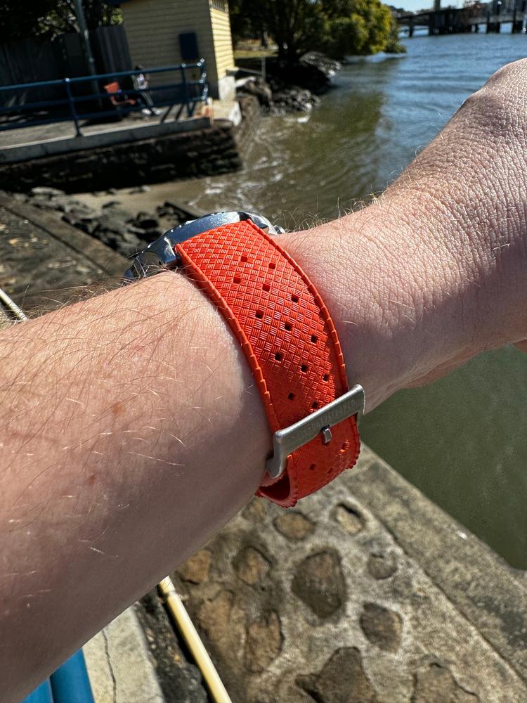 TROPIC RUBBER - ORANGE - Customer Photo From James