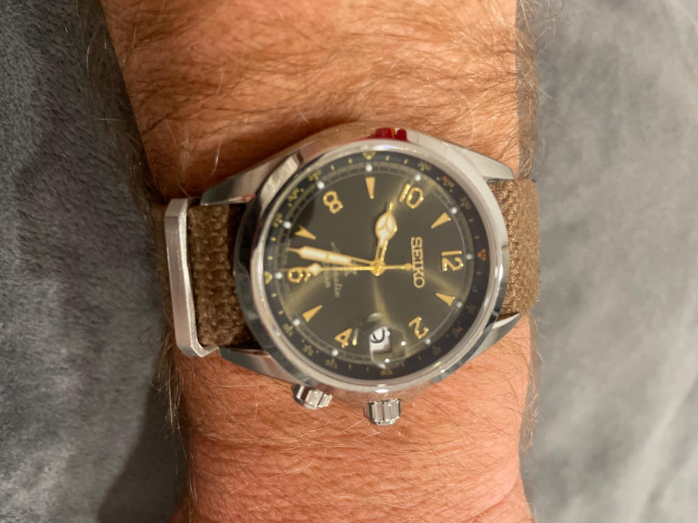 BROWN HEMP COTTON NATO - Customer Photo From Kelvyn Bettridge