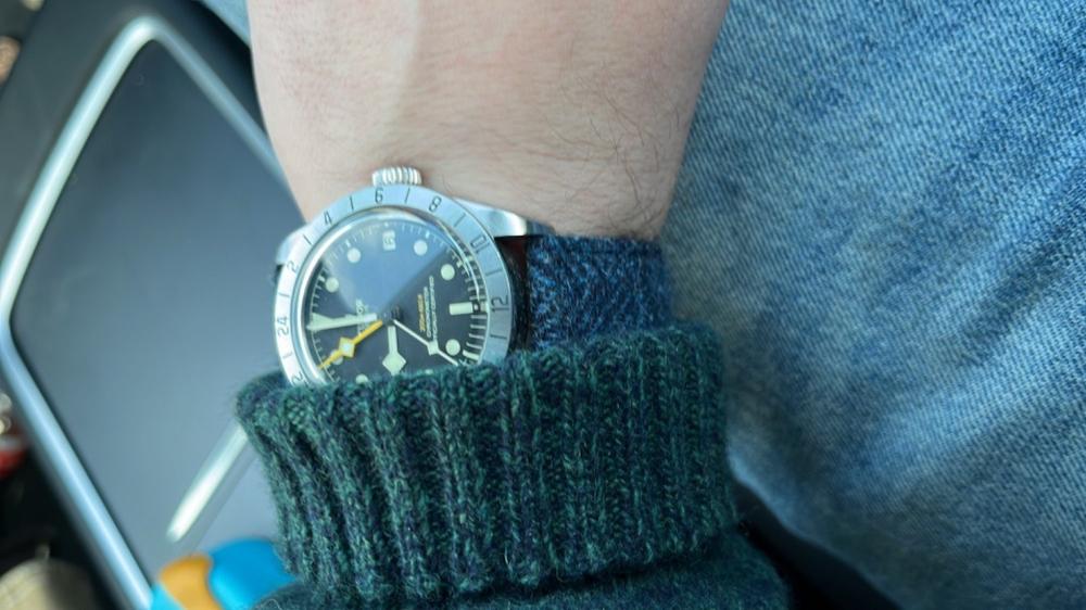 HARRIS TWEED® NAVY HERRINGBONE - Customer Photo From Anonymous