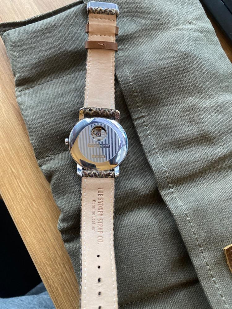 HARRIS TWEED® LIGHT BROWN HERRINGBONE - Customer Photo From Brett Gilbert