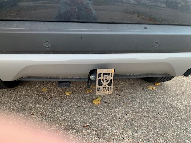 RUGGED Trailer Hitch Cover & Locking Pin - Customer Photo From Joan