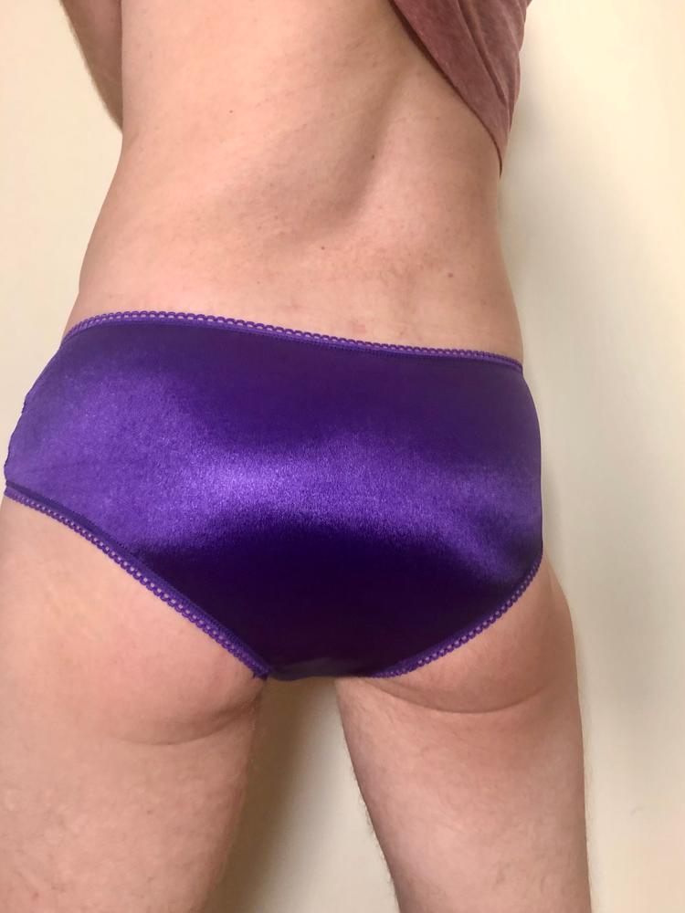 Couture Satin & Lace Hipster - Customer Photo From Jim