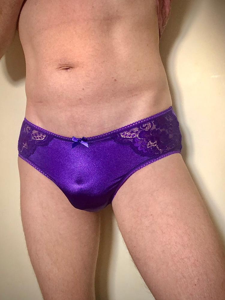 Couture Satin & Lace Hipster - Customer Photo From Jim