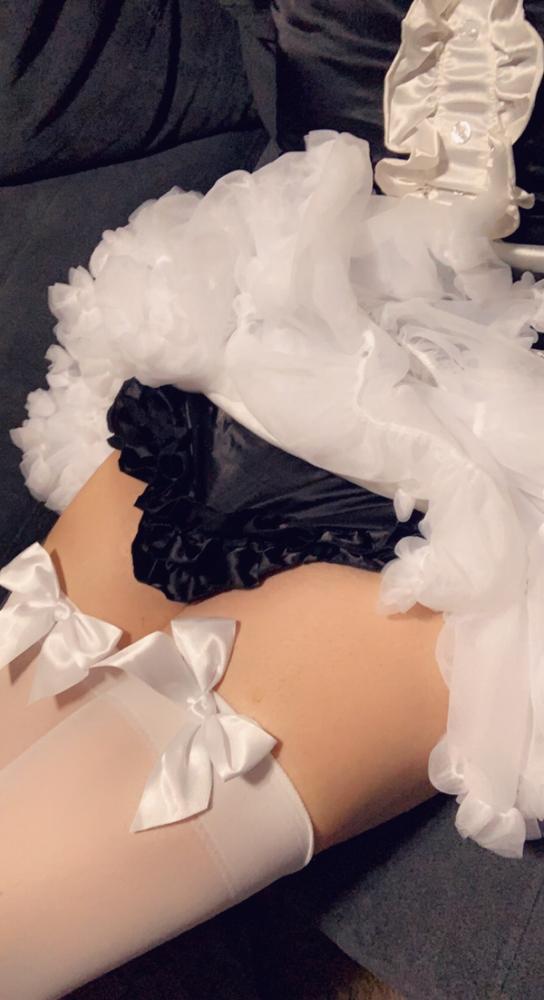 Satin Ruffle Panty - Customer Photo From J 