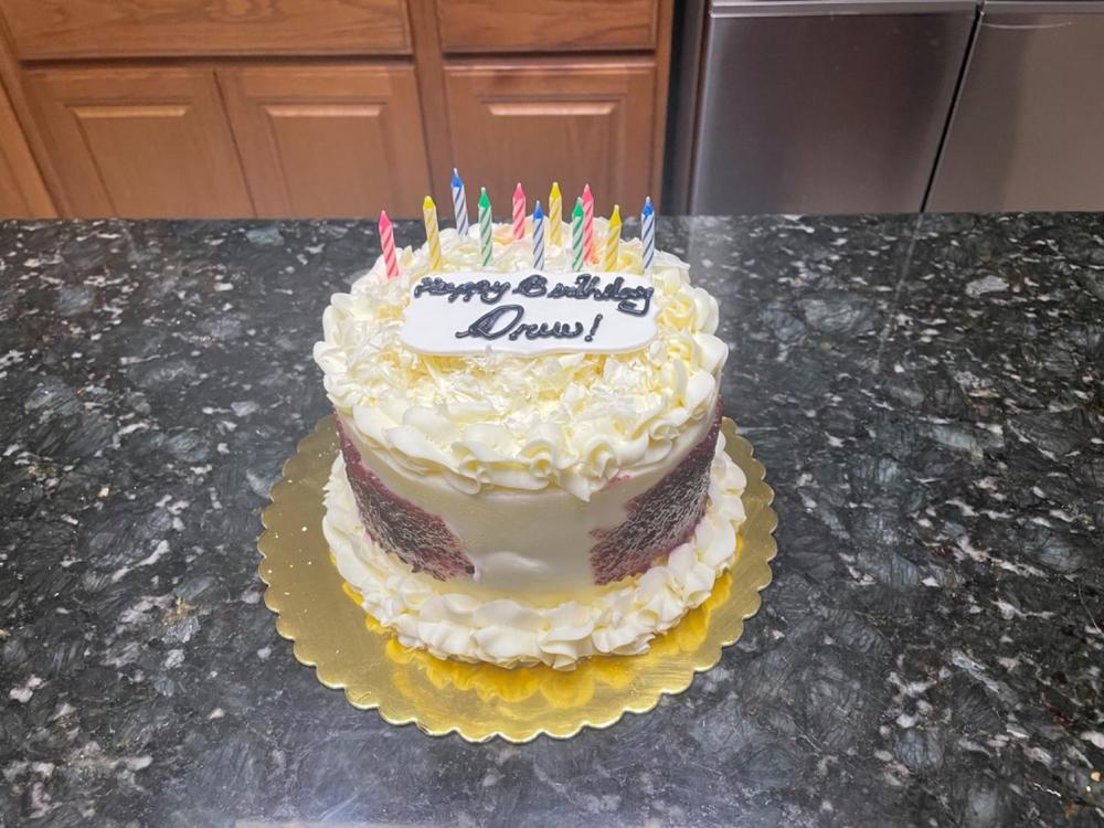 White Chocolate Raspberry Cake - Customer Photo From Maria Dsouza