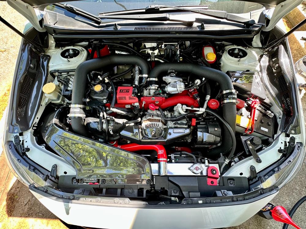 Sp3c Built Carbon Fiber Fender Cover Shrouds - 2015-2021 WRX/STI - Customer Photo From Stephen Swasey